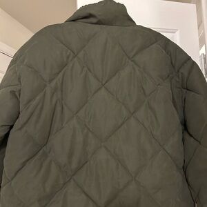 Universal Threads (M) Quilted Bomber Jacket Army Green